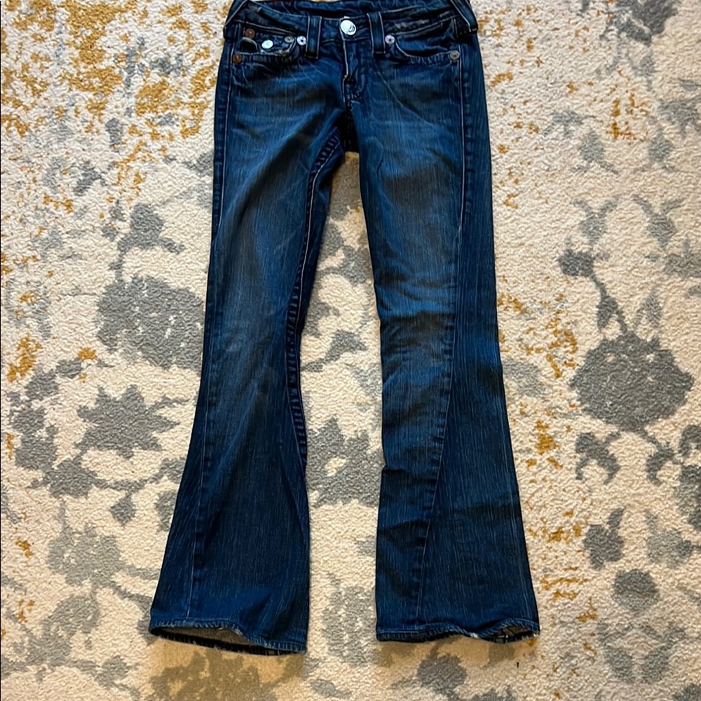 True Religion Indigo Flare Jeans